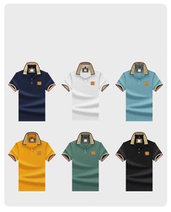 Designer mens polos shortsleeve polo embrodiery letter t-shirt Business casual shirt fashion Top 2XL 3XL