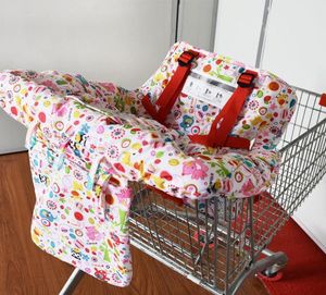 Baby Kids 2IN1 Shopping Cart Cover with phone package HighChair Cover For Toddler Restaurant Highchair8084733 on Sale