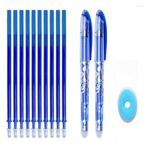 Promotion Erasable Pen Set Washable Handle Blue Black Writing Gel Pens For School Office Stationery Supplies Kids