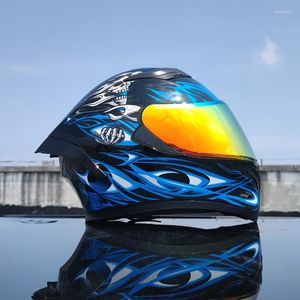 Capacetes de motocicleta Capacete de face completa Casco Moto Capacete Racing Dot aprovado