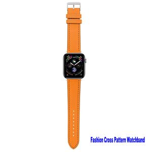 Apple Watch Bands 49mm 45mm 44mm 42mm 40mm 38mmソフトレザー交換用ストラップ8/7/6/5/4/4/3/2/1 SEウォッチバンドに互換性のあるデザイナーラグジュアリーウォッチストラップ