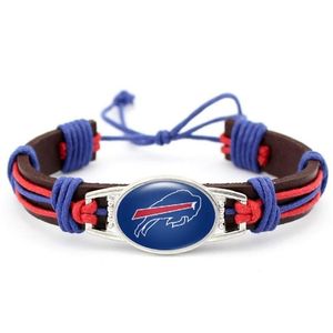 Charms Us Football Team Buffalo Dangle Charm DIY Halskette Ohrringe Armband Armreifen Knöpfe Sport Schmuck Zubehör Drop Lieferung Dhmvb