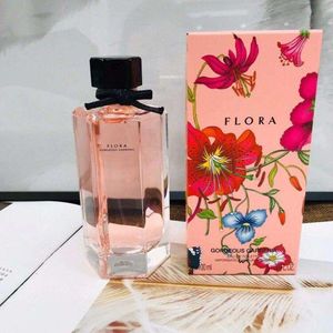Coleção de perfumes Flora 100ml Gardenia Gardenia Mulheres Eau de Parfum Spray 3.3fl.oz Lady Lady Body Mister versão alta qualidade navio rápido