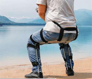 Mobili da campo Indossabili Sedile invisibile Artefatto Esoscheletro Sedia senza sedia Magia umana Pesca all'aperto