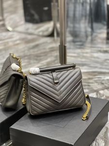 Luxury Designer Shoulder Bags tote Crossbody Bags V pattern rhombus Leather double Chain Envelope Wallet Women's Fashion handbags flap Clutch Purses