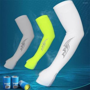 Bandanas 1 Pair Arm Sleeves Unisex Anti-UV Sun Protective Elastic Breathable Outdoor Running Cycling With Thumb Hole