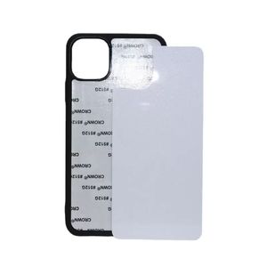 Sublimation Blanks phone Cases for iPhone 14 13 11 Pro Max SE 12 X xr xs 6 7 8 Soft Rubber Blank Case with Aluminum Insert