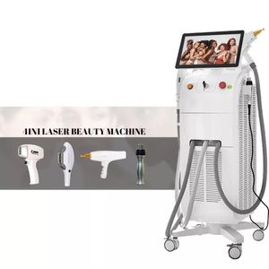 2023 Permanent 755 808 1064 diode laser hair removal laser IPL RF Nd YAG ice titanium tattoo remove machine CE app Remote control system High power