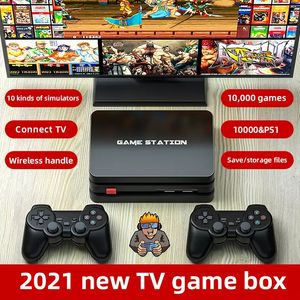 M8 Plus Game Consoles 2.4G 10000 Game 64 GB Retro Handheld Gaming Console med trådlös Controller Video Stick