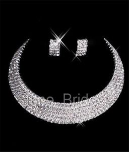 Klassiker Designer sexy Menmade Diamond Ohrringe Halskette Party Abschlussball Formaler Hochzeit Schmuck Set Brautzubehör in Stock2718344
