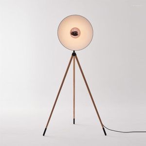 Golvlampor retro stil vardagsrumsmodell studie soffbord med personlig konstlampa