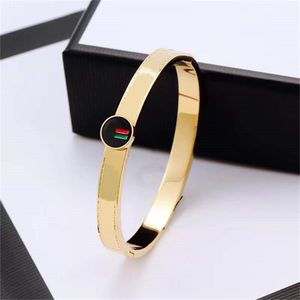 316L Rostfritt st￥l Designer Armband Silver Rose Gold Fashion Design Bangle For Women and Men Par Jewelry Christmas Gifts Valentine's Day Cuff Armband