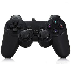 Kontrolery gier 2 PCS Kontroler USB na komputer PC Gamepad Windows Computer Joystick Control