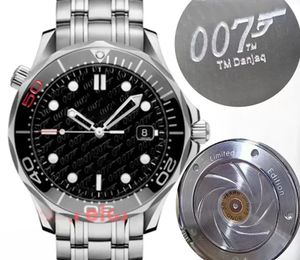 Лучшие мужские мужские часы 50th Limite, спортивные часы с автоматическим механизмом, механические 007 300M, наручные часы из нержавеющей стали