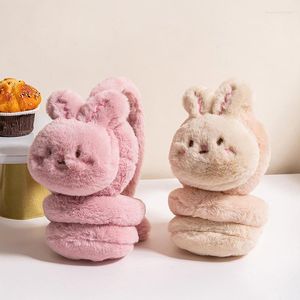 Berretti Inverno Caldo Paraorecchie Peluche Spessore Morbido Copriorecchie Bambini Adorabili Paraorecchie Paraorecchie Rosa All'aperto Cuffie Per Bambini