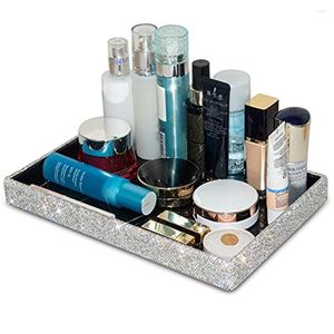 Jewelry Pouches Portable Rhinestone Box Organizer For Rings Earrings Make Up Home Life Display Storage Show Case