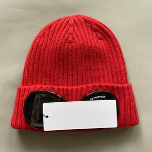 Hut Beanie Motorhaube CP Beanie17 Farbe Designer Herbst Windschutz Beanies Zwei Linsen Brille Brille Hut CP Männer Kni warme Mütze CP Hut Mütze 17 s