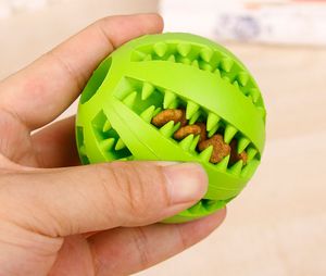 UPDATE Rubber Chew Ball Dog Toys Training Toys inside dog food Toothbrush Chews Toy Food Balls Pet Product Drop Ship