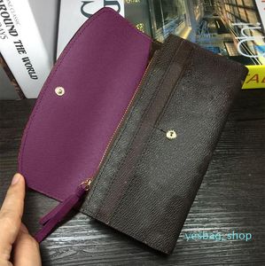 Luxurys Designers Bags de alta qualidade Women Wallet Long Burse for Woman Leather Wallets Brand Titulares 09