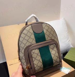 Designer -Zaini da donna per uomo Borse da scuola per lettere di design classico Zaino Ophidia Borsa da viaggio per ragazzi in vera pelle