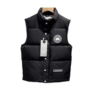 Gilet invernale da uomo in piumino d'oca invernale di alta qualità addensato caldo uomo e donna canottiera impermeabile outdoor 08 giacca senza maniche sezione spedizione