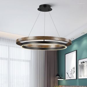 H￤ngslampor modern vardagsrum belysning kreativ rund lampa f￶r sovrum/studie heminredning ljus fixtur