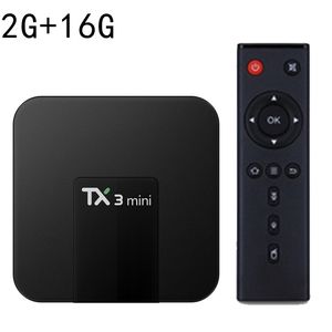 TX3 Mini inteligentny zestaw TV, pudełko Android 10.0 TX3mini Allwinner H313 4K 2.4G Wifi 2gb 16gb Quar Cord odtwarzacz multimedialny