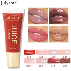 Julystar Makeup Lip Gloss 5ml Moisturizing Lip Plumper Bomb Universal Lips Luminizer Long Lasting Glitter Liquid Lipstick