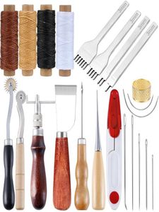 Профессиональные наборы инструментов ручной инструменты Kaobuy кожаные ремесленные инструменты комплект швейные стежки