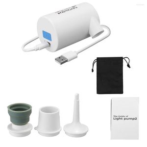 Luftpumpar tillbehör bärbara USB Electric Mini Pump Port Charging Passar de flesta gummibåtarutrustningsresor