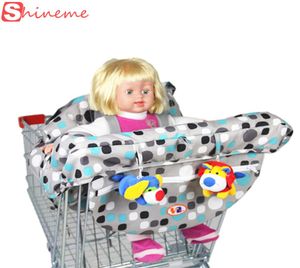 Wholesale WholeBrand 2 colors fivepoint harness quality safety folding supermarket infant child shopping cart cover for baby7418320