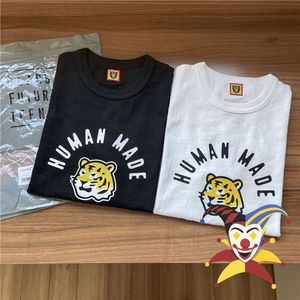 T-shirty męskie Tygrys Head Print T-shirt wykonany przez człowieka Mężczyźni Kobiety Wysokiej jakości koszulka w stylu Harajuku T221202