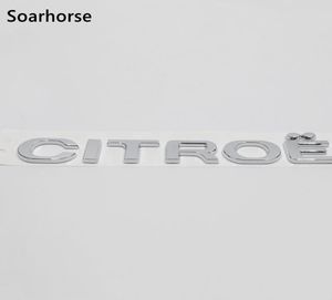 Citroen Logo Otomobil Arka Bagaj Rozeti için 3D Letters Amblem Citroen C1 C2 C3 C4 C5 Picasso5902025