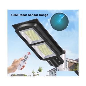 Solar Street Light alla i en lampa 30W 60W 90W 120W 150W med polradarsensor utomhusbelysning 4 -l￤gen Drop Delivery DHV4P