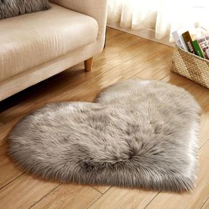 Carpets Soft Artificial Sheepskin Rug Chair Cover Bedroom Mat Wool Warm Hairy Carpet Seat Textil Fur Area Rugs 70 X 90 Cm L3