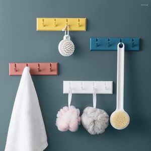 Clothing Storage Foldable Coat Rack Hallway Hat Hook Key Hanger Wall Mounted Hooks Kitchen Bedroom Door Toilet Brack