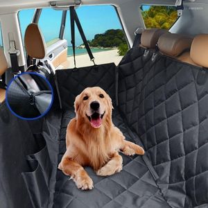 Tampa de assento de carro Tampa anti-Dirty Dirty com abas laterais PET para Hammock Convertible de Transportador traseiro