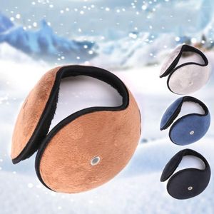ベレート冬の屋外温かいイヤーマフが柔らかい毛皮の耳のカバーをレシーバーの男性女性風に耐えるヘッドフォンのアクセサリー