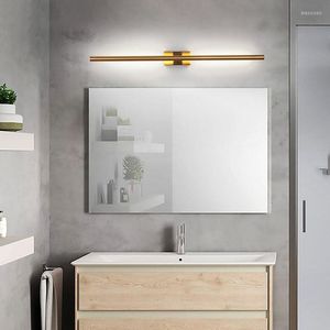 Lampa ścienna nordycka minimalistyczna długie nowoczesne lustro LED Light Light Hal w salonie sypialnia sypialnia nocna łazienka