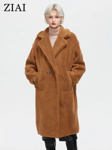 Women's Fur Faux ZIAI Teddy Jacket Winter Plush Coat Female Outwear Oversize Fashion Autumn Quilted Parka Women ry ZNDN14 221202