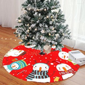 クリスマスの装飾28インチスカートツリーマットスノーフレークトナカイホームクリスマススカートの絶妙な装飾用品装飾品