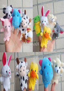 Halloween Finger Puppets Plush Animal Finger Doll Christmas Gifts Baby Dolls 10 Animal Group Children 039S Educatief speelgoed Han7608461