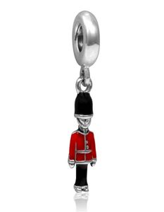 Intero 20 pezzi di lotto di moda smalto natalizio design soldato argento penzolamento fai -da -te nella collana europea di braccialetti bassa3776093