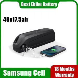 Electric eBike Battery Hailong Samsung 18650 Cells Pack 52V 15Ah 48V 17.5Ah Powerful Bicycle Lithium Battery 500W 750W 1000W 1500W BBS02 BBS03 BBSHD with charger