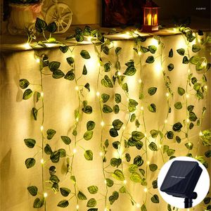 Stringhe Solar Artificial Led String Lights Flower Lights Garland Decorazione natalizia per esterni lampada da spina decorazioni per la festa del giardino