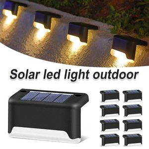 Dekoracje ogrodowe 84PCS Lampa Słoneczna Lampa Słoneczna Lampa na zewnątrz światło S Ścieżka podwórka Patio Stopy Lampy Noc IP55 Wodoodporny 221202