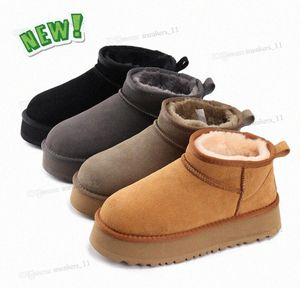 designer Classic australian women boots Warm USA GS 585401 womens men boot Mini Ankle bailey inter uggity Satin Full fur Fluffy uggitys furry wggs dune wgg