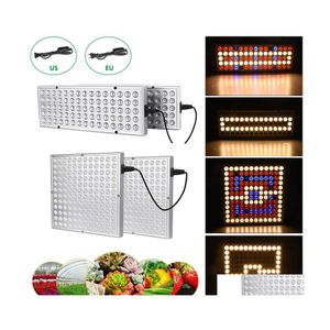 Grow Lights Led Grow Light Sunshine Fl Spectrum Double Modes Lâmpada ajustável 25W 45W Plant For Indoor Hydroponics Mudas Flower D Otuor