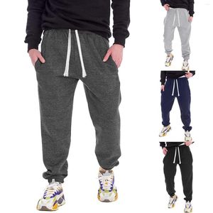 Erkekler Pantolon 2023 Polar Pantolon Erkek Kadınlar Uzun Sonbahar ve Kış Erkek Günlük Sweatpants Yumuşak Spor koşu koşu