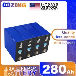 Lifepo4 3.2V 280AH Pil Yüksek Kapasiteli Derin Döngü LFP 12V 24V 48V RV Yacht Eu ABD Depo Ağacı için Şarj Edilebilir Pil Paketleri